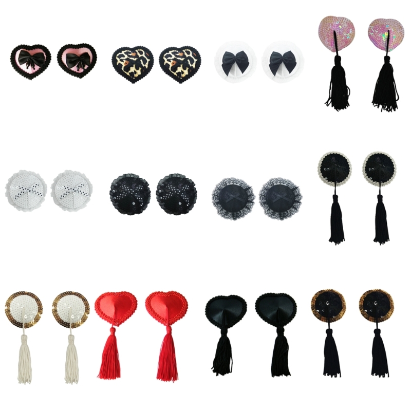 Donne Nappe Pasties Bowknot Ad - Nipple Cover Pasties recensione e prezzo